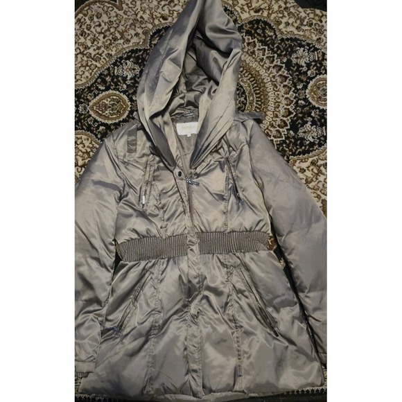 Laundry By Shelli Segal Jackets & Blazers - Laundry Shelli Segal Women's Down Puffer Jacket Hooded Brown Size M